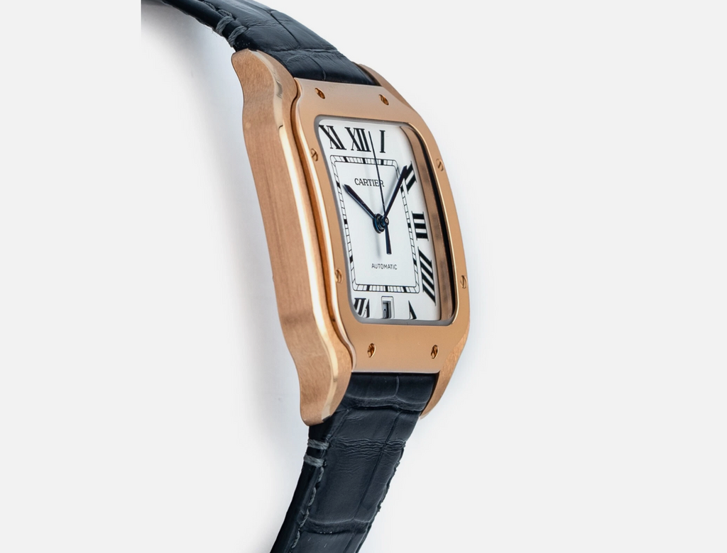cartier santos large gold