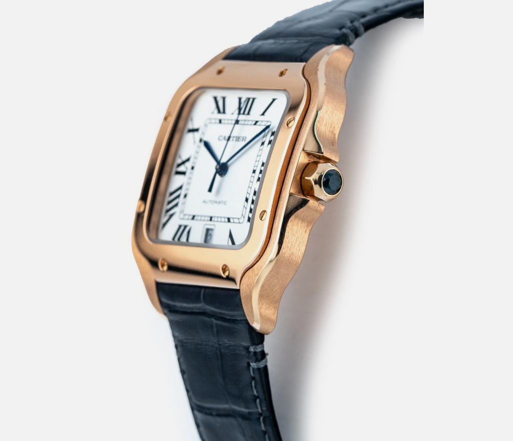 cartier santos large gold